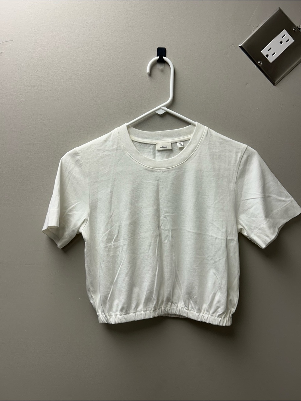 Wilfred Women’s White Piaf Cropped T-Shirt